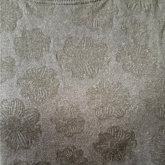 Evolution and Creation Black Floral Muscle Tee - Picture 4 of 4